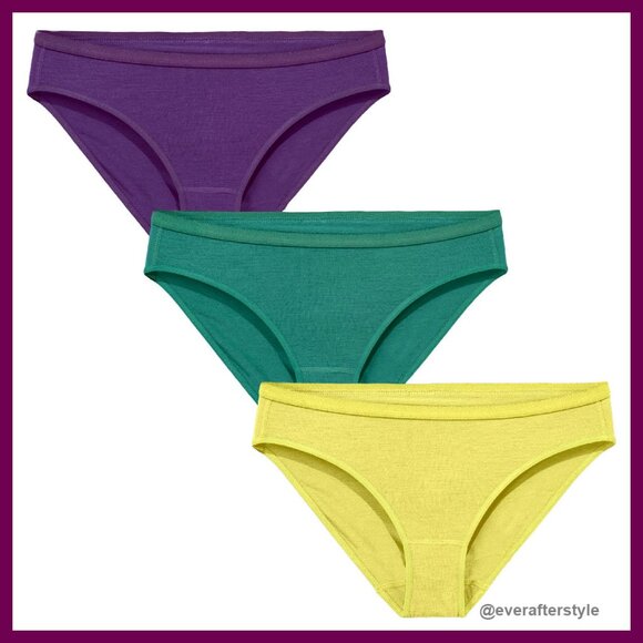 Merino Wool Bikini Panties Soft Breathable Tag-Free Minimal Everyday Comfort